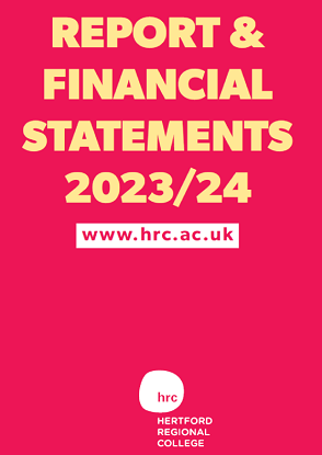 Hertford Regional College Annual Financial Statement 2024