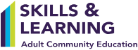 Skills Learning Adult Community Education logo